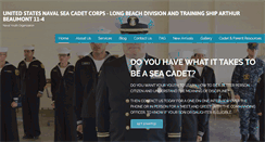 Desktop Screenshot of longbeach-seacadets.org